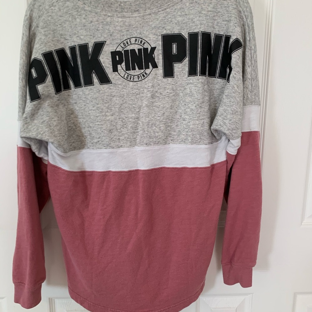 Pink Pullover Sweatshirt